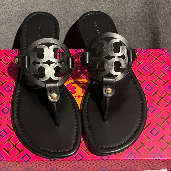Tory Burch Shoes - Tory Burch Women’s Miller Sandals Black Size 7.5 US